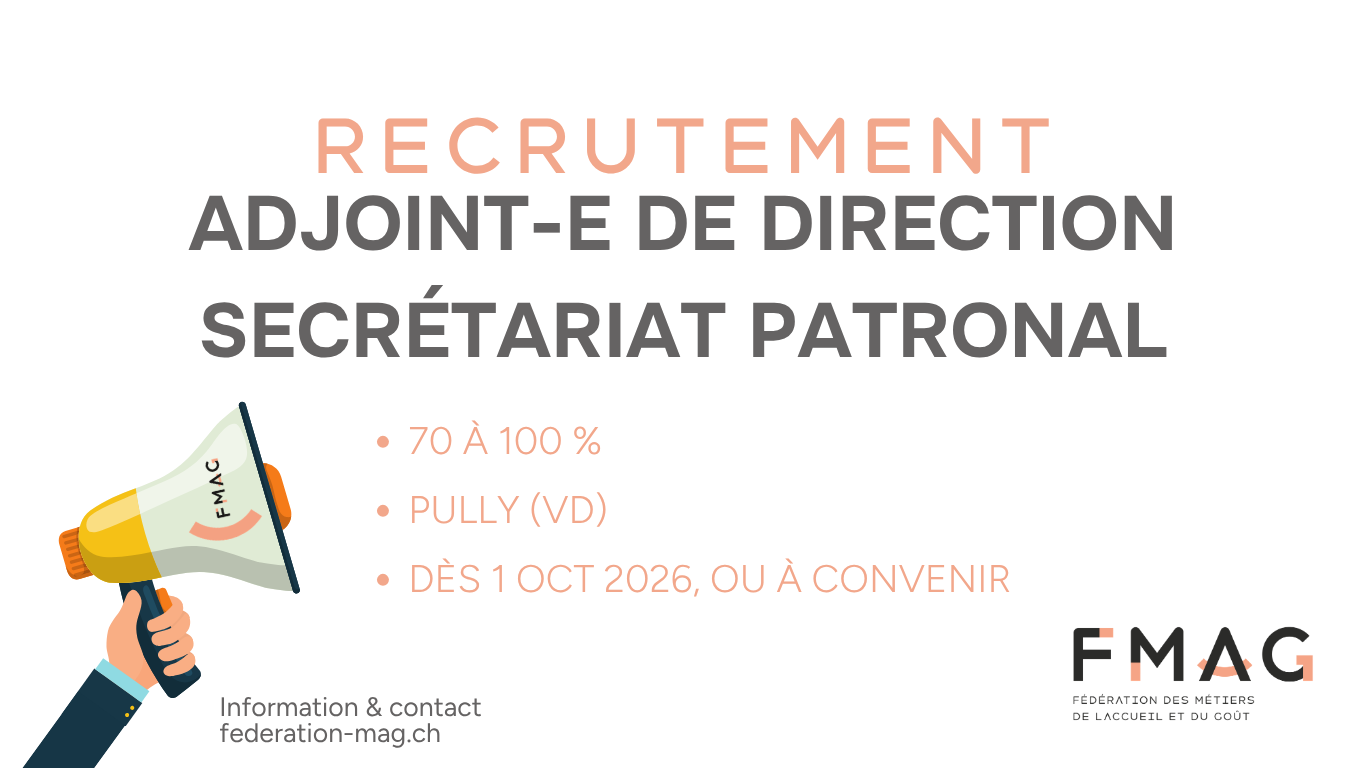 OFFRE D’EMPLOI: ADJOINT-E DE DIRECTION – SECRÉTARIAT PATRONAL